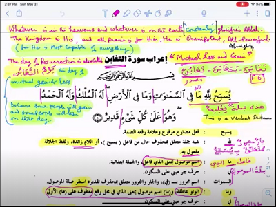 iraab of surah alTaghabun videos